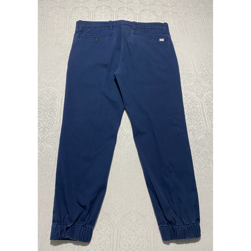 Levis Mens Navy Blue Cotton Stretch Chino Jogger Pants 36x27